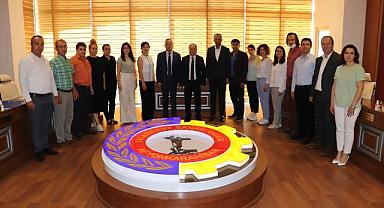 MERDİVENCİ VE SERTESER, ATSO PERSONELİ İLE BAYRAMLAŞTI