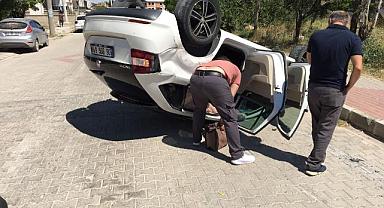 Polis'ten Kaçarken Kaza Yaptı..!!