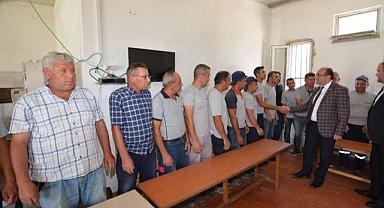 BAŞKAN DR. MUSTAFA ÇÖL’DEN FEN İŞLERİ MÜDÜRLÜĞÜMÜZE ZİYARET