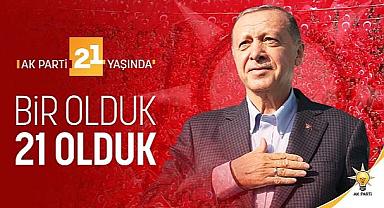  Başkan İdris Er’den Ak Parti’nin 21.Yıldönümü Kutlama Mesajı