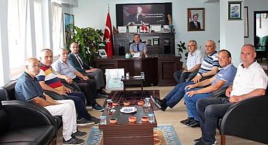  Başkan Kumartaşlı'dan Kapankaya’ya Veda Ziyaretinde Bulundular