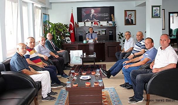 Başkan Kumartaşlı'dan Kapankaya’ya Veda Ziyaretinde Bulundular
