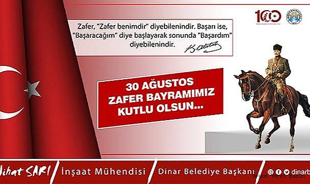Başkan Sarı'dan 30 Ağustos Mesajı