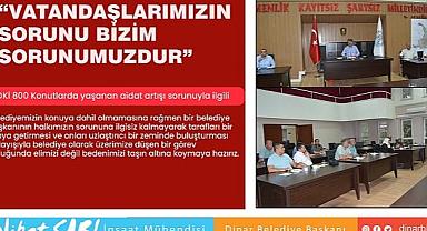  Başkan Sarı, “Vatandaşlarımızın sorunu bizim sorunumuzdur”