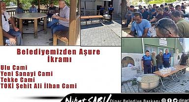 Dinar Belediyesinden Aşure İkramı