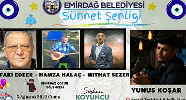 Emirdağ Belediyesi Tarafından Sünnet Şöleni Düzenleniyor