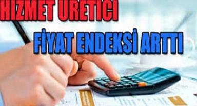 Hizmet Üretici Fiyat Endeksi (H-ÜFE) yıllık %90,56, aylık %7,42 arttı