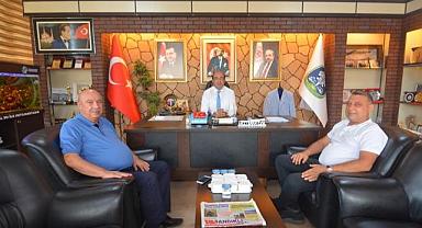 İZSANDER’DEN BAŞKAN DR. MUSTAFA ÇÖL’E ZİYARET