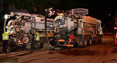 KANALİZASYON VE YAĞMURSUYU HATLARI TEMİZLENİYOR