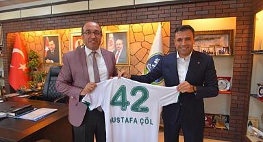KONYASPOR BAŞKANI FATİH ÖZGÖKÇEN’DEN BAŞKAN DR. MUSTAFA ÇÖL’E ZİYARET