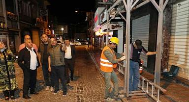 TARİHİ UZUN ÇARŞI YENİLEME PROJESİNDE ÇALIŞMALAR SÜRÜYOR