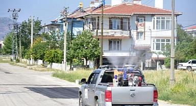 UÇKUN VE LARVA İLE MÜCADELE SÜRÜYOR