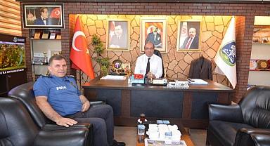 YENİ İLÇE EMNİYET MÜDÜRÜNDEN BAŞKAN DR. MUSTAFA ÇÖL’E ZİYARET