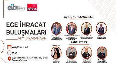 Afyonkarahisar İhracatının Yıldızları 6 Eylül’de ödüllerini alacak