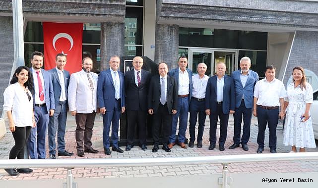 ATSO HEYETİ, SMMMO’YU ZİYARET ETTİ