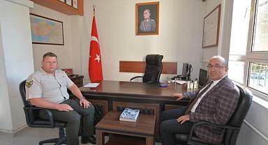 BAŞKAN DR. MUSTAFA ÇÖL'DEN ASKERLİK ŞUBESİNE ZİYARET