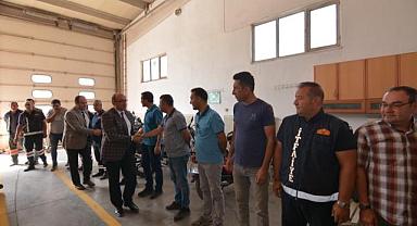 BAŞKAN DR. MUSTAFA ÇÖL’DEN İTFAİYE MÜDÜRLÜĞÜMÜZE ZİYARET