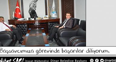 Başsavcı Vurmaz’dan Belediye Başkanı Nihat Sarı’ya nezaket ziyareti