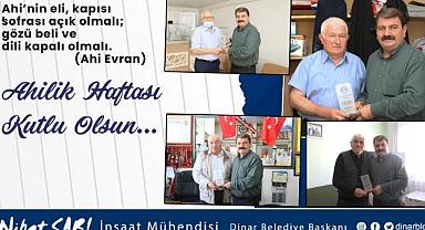 Belediye Başkanı Nihat Sarı, “Ahilik Haftası Kutlu Olsun”