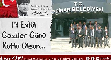 Belediye Başkanı Nihat Sarı, “Gazilerimiz fedakarlığın simgesidir”