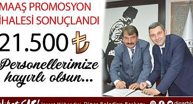 Belediye Başkanı Nihat Sarı, “Personellerimize 21.500 Türk Lirası promosyon ödenecek”