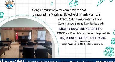 “GENÇLERİMİZİN’DE YEREL YÖNETİMLERDE SÖZ SAHİBİ OLMASINI İSTİYORUZ”