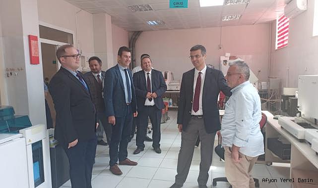 İl Sağlık Müdürü Uzm.Dr.Serhat Korkmaz'ın Bolvadin Ziyareti
