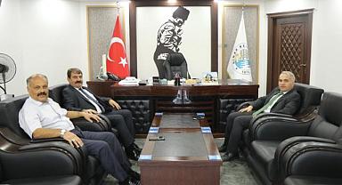 İlçe Kaymakamı Kemal Duru’dan Belediye Başkanı Nihat Sarı’ya İade-i Ziyaret