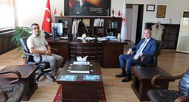 MERDİVENCİ ÇEVRE, ŞEHİRCİLİK VE İKLİM DEĞİŞİKLİĞİ MÜDÜRÜ ORUÇ’U ZİYARET ETTİ