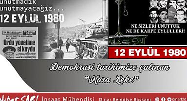 Nihat Sarı’dan 12 Eylül Darbesi Yıl Dönümü Mesajı