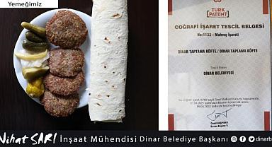 Nihat Sarı, “Taptama yemeğimiz ilçemize tescillendi”