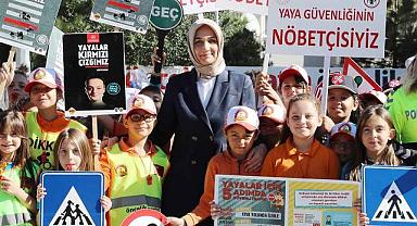 Vali Yiğitbaşı, Yaya Önceliği Farkındalık Uygulamasına Katıldı