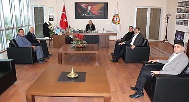 BAŞKAN SERTESER'E TEBRİK ZİYARETİ