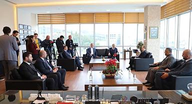 BAŞKAN ULUÇAY VE MİLLETVEKİLİ EROĞLU'NDAN HAYIRLI OLSUN ZİYARETİ