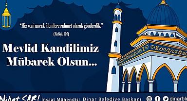 Belediye Başkanı Nihat Sarı'dan Mevlid Kandili Mesajı