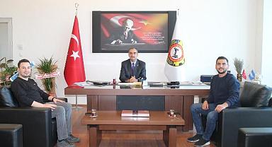 ÇELİKTEN'E TEBRİK ZİYARETİ