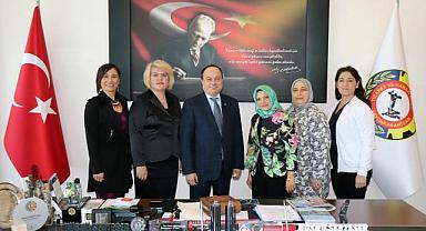 FEDAKAR VE BERABERİNDEKİ HEYET, SERTESER’İ ZİYARET ETTİ