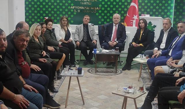 GELECEK PARTİSİ AFYONKARAHİSAR TEŞKİLATI GENEL MERKEZ HEYETİNİ AĞIRLADI