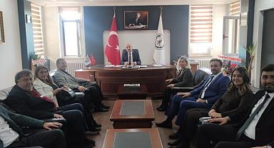 GELECEK PARTİSİNDEN BARO BAŞKANI ŞAHİN’E HAYIRLI OLSUN ZİYARETİ