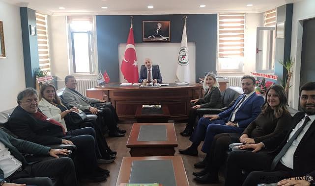 GELECEK PARTİSİNDEN BARO BAŞKANI ŞAHİN’E HAYIRLI OLSUN ZİYARETİ
