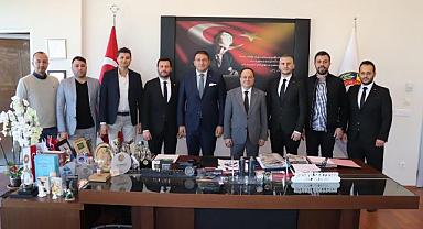 GENÇ GİRİŞİMCİLER'DEN SERTESER VE ÇELİKTEN'E ZİYARET