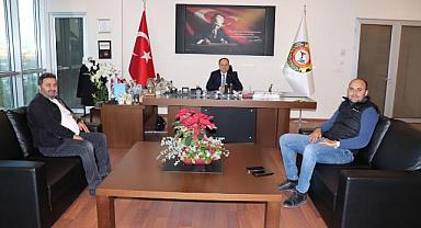 HÜSNÜ SERTESER'E TEBRİK ZİYARETİ