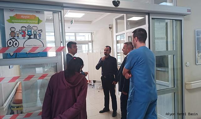 İl Sağlık Müdürü Korkmaz'ın Dazkırı ve Evciler Ziyareti