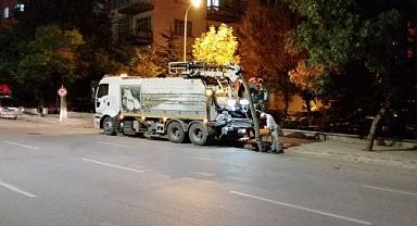 KANALİZASYON VE YAĞMURSUYU HATLARI TEMİZLİK ÇALIŞMASI YAPILDI