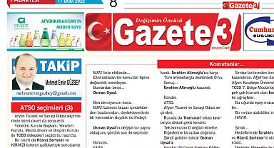 M.Emin Güzbey Yazdı; 