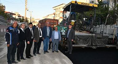 Sıcak Asfalt Çalışmaları Gece Gündüz Devam Ediyor