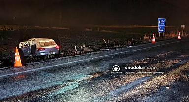 Afyonkarahisar'da tır ile otomobilin çarpıştığı kazada 8 kişi yaralandı