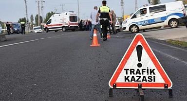 Afyonkarahisar'da trafik kazasında 2 kişi yaralandı