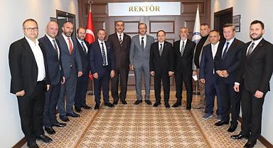 ATSO’DAN REKTÖR OKUMUŞ’A İADE-İ ZİYARET