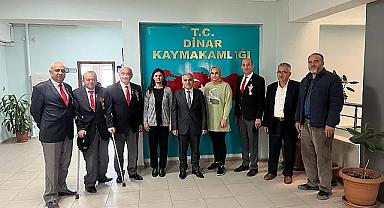 Başkan İsmail Kumartaşlı'dan Kaymakam Kemal Duru'ya Ziyaret